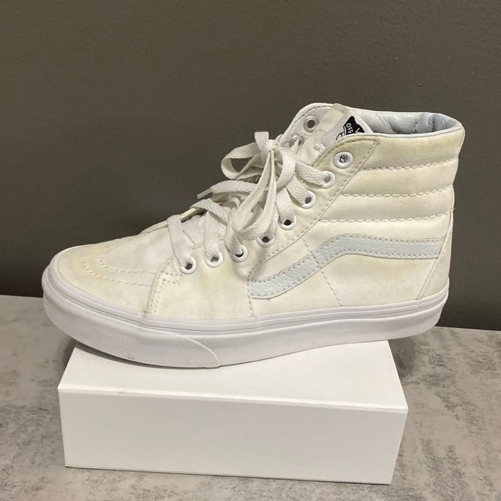 Vans Off The Wall White High-Top Size 6.5